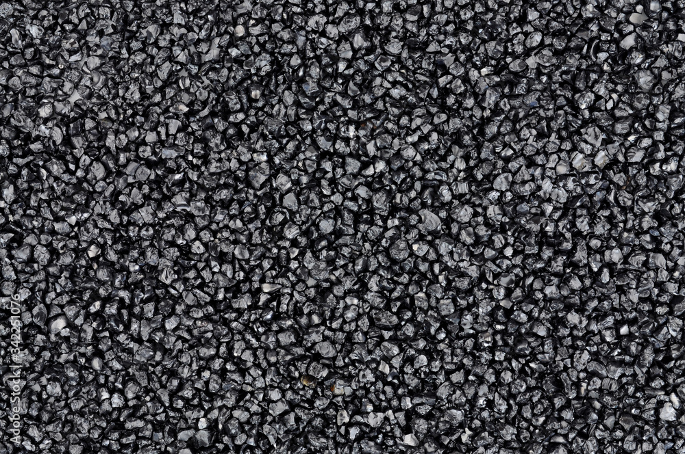 Miniature coal texture background used for scale model railway construction Miniature coal texture background used for scale model railway construction