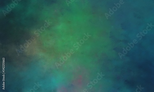 painted retro texture background with dark slate gray, dim gray and medium sea green color with space for text or image