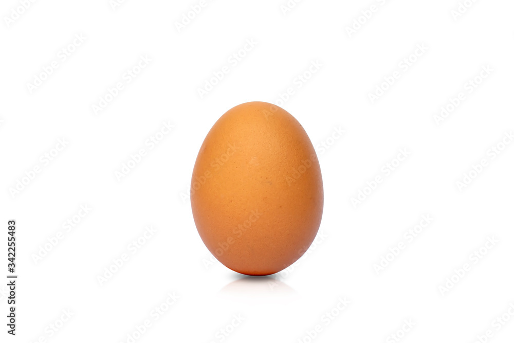 Egg chicken is a highly nutritious food separate on a white background with the clipping path. Egg chicken is a highly nutritious food separate on a white background with the clipping path.