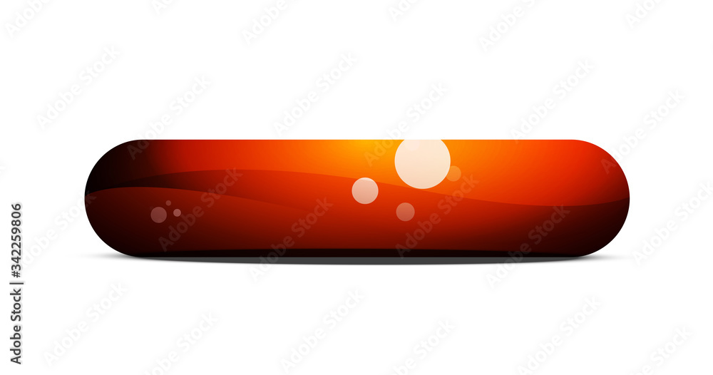 Gradient rectangle web button with glossy effect Gradient rectangle web button with glossy effect