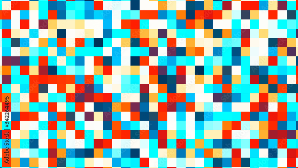 Illustration of abstract colorful square geometric surface Illustration of abstract colorful square geometric surface