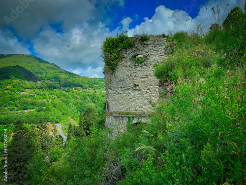 The medieval castle of Aiello Calabro, south Italy. photo