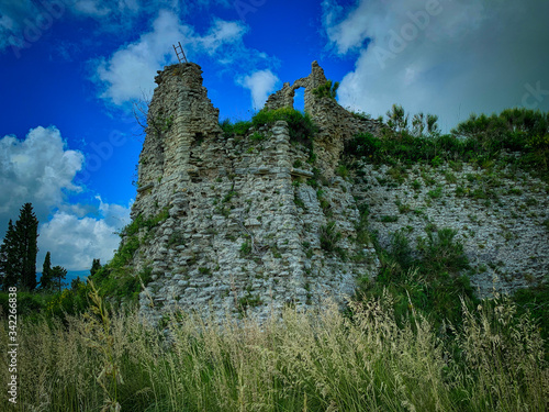 The medieval castle of Aiello Calabro, south Italy. photo