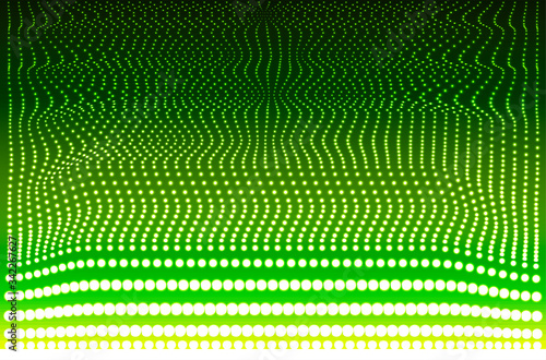 Abstract background, curved lines of dots on a light background