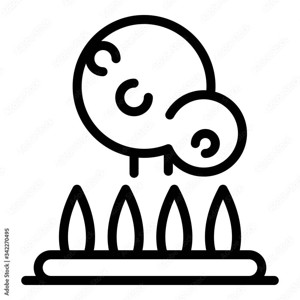 House designer garden icon. Outline house designer garden vector icon for web design isolated on white background House designer garden icon. Outline house designer garden vector icon for web design isolated on white background