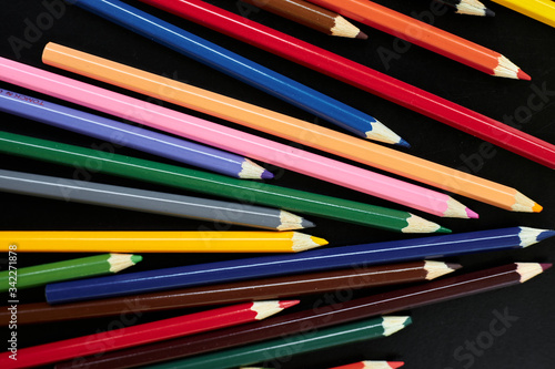 A pencil next to a book