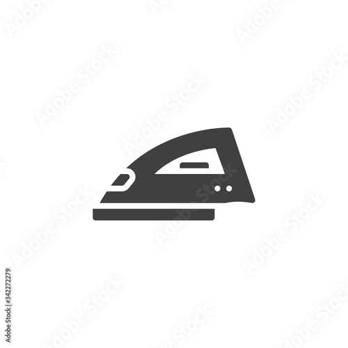 Modern iron vector icon. filled flat sign for mobile concept and web design. Wireless Iron glyph icon. Symbol, logo illustration. Vector graphics
