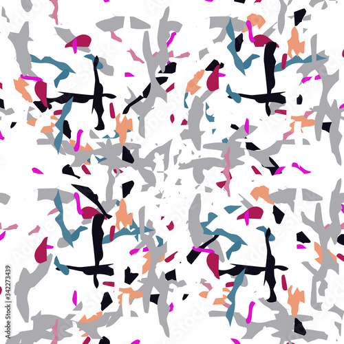 Watercolor Staining. Ikat, Tie Dye Seamless 