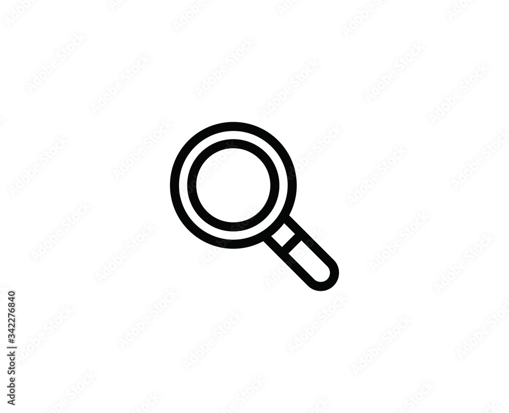 Magnifiger line icon Magnifiger line icon