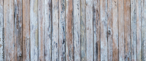 grunge of wood plank pattern for background © sayhmog