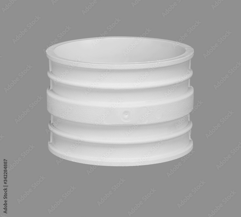 Obraz premium white plastic pipe