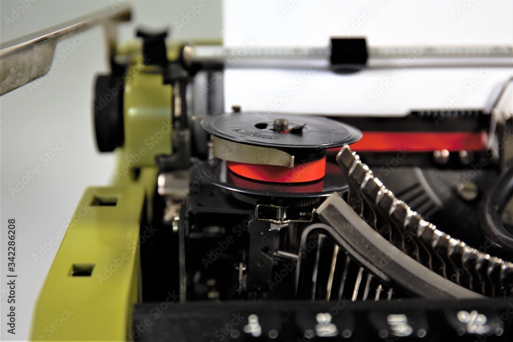 Fototapeta premium zamknąć starej maszyny do pisania