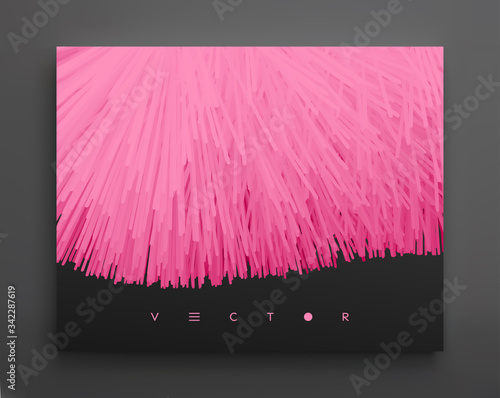 Abstract chaotic background. Vector illustration.