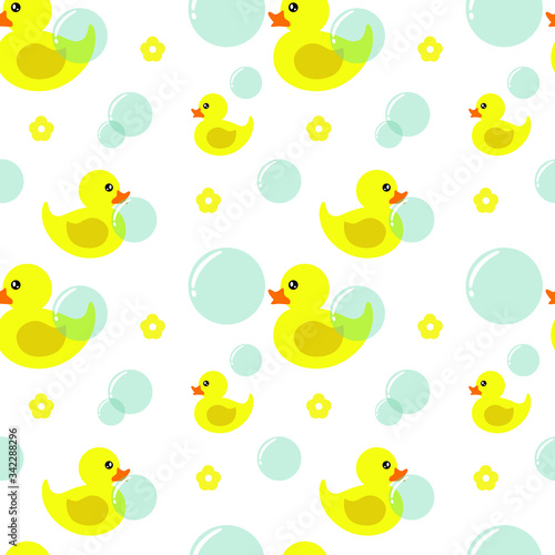 seamless pattern with duck