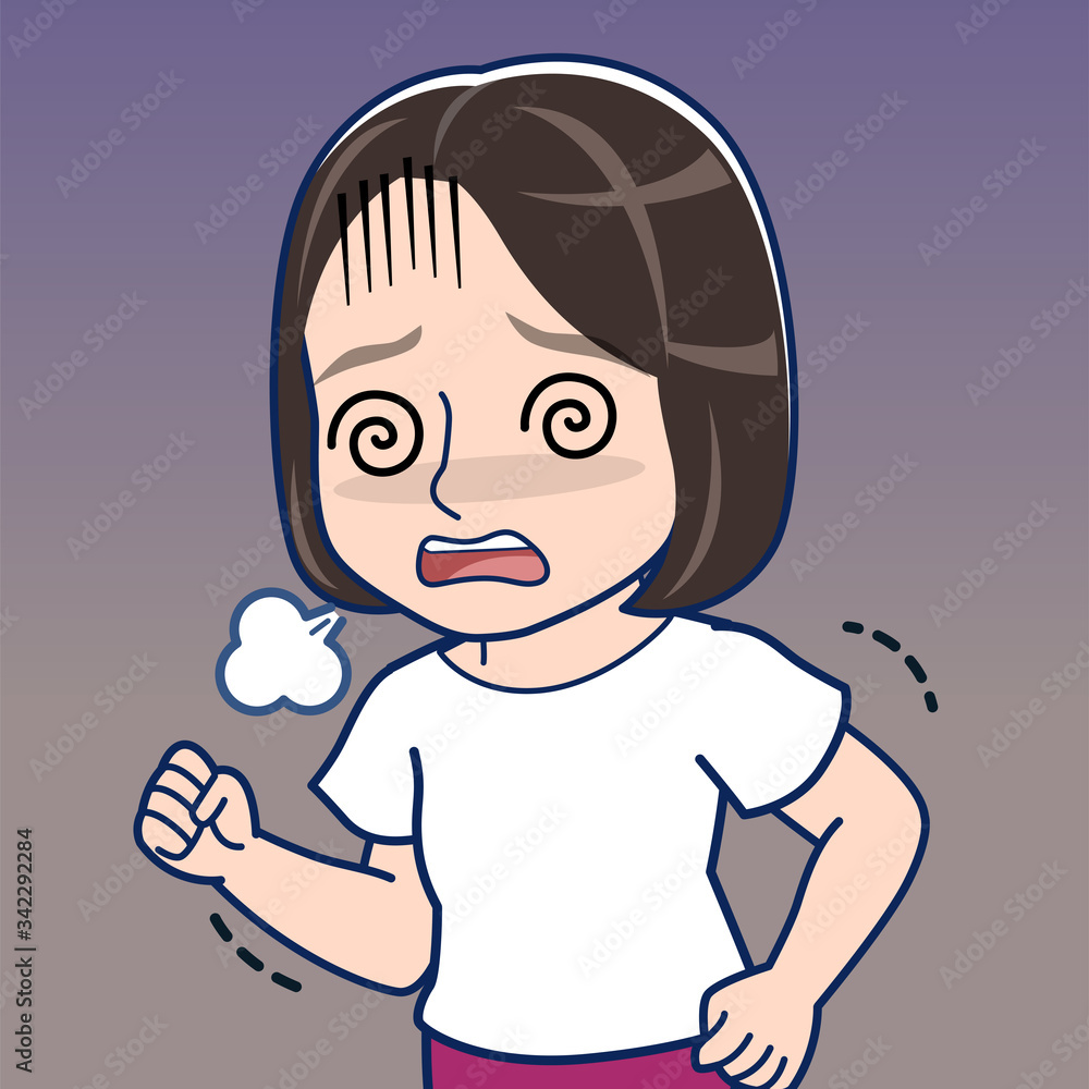 ジョギングする女の子