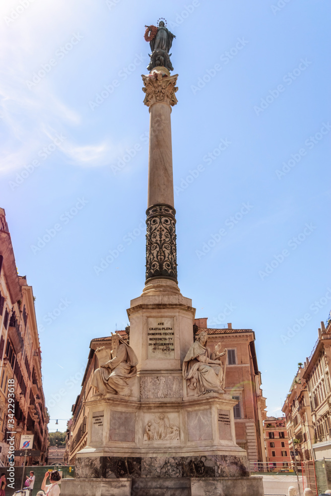 Column of the Immaculate Conception, Rome, Italy
