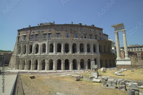 Rome. Marcello's theatre built in the ancient Rome photo