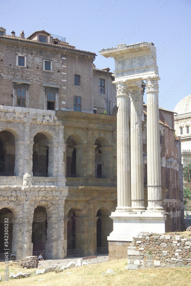 Rome. Marcello's theatre built in the ancient Rome Rome. Marcello's theatre built in the ancient Rome