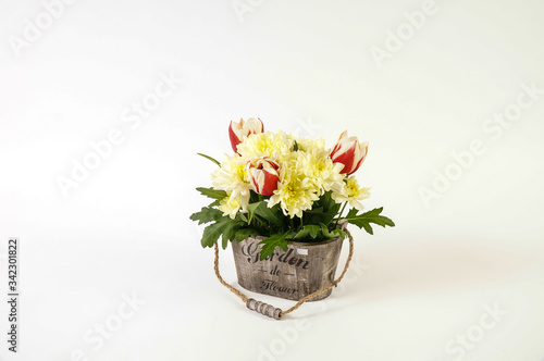 Miniature flower arrangement