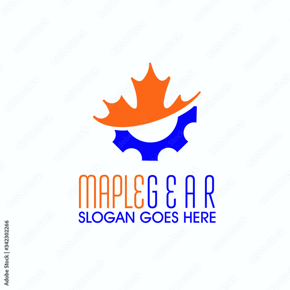 Fototapeta premium Maple Gear exclusive design inspiration