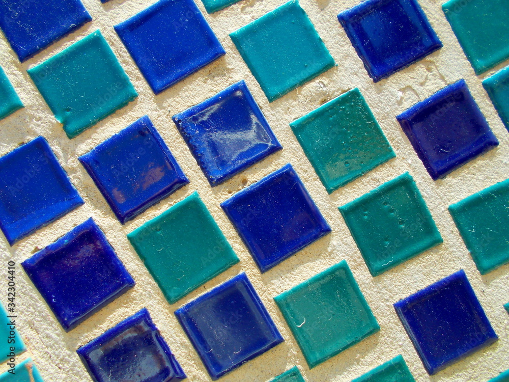 
Decorative ceramic tiles on the wall of the building
Background for web design.