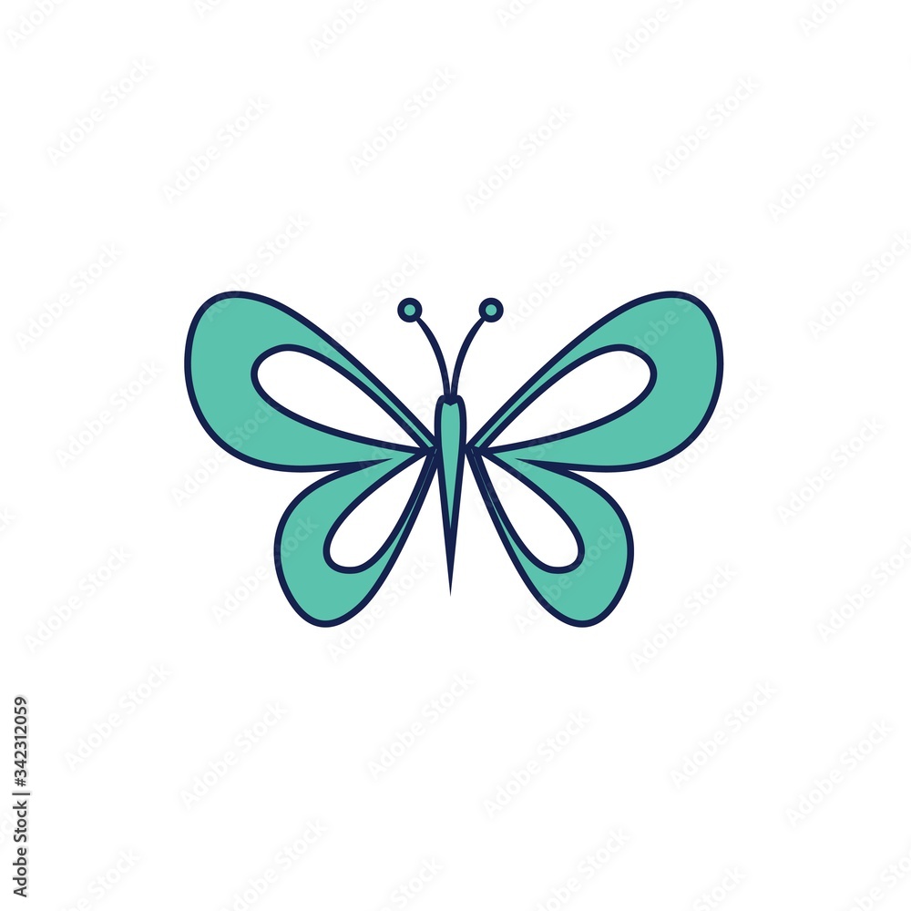 butterfly icon vector illustration design butterfly icon vector illustration design
