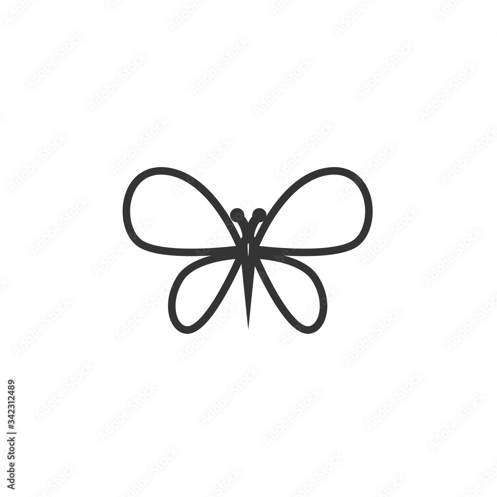 butterfly icon vector illustration design butterfly icon vector illustration design