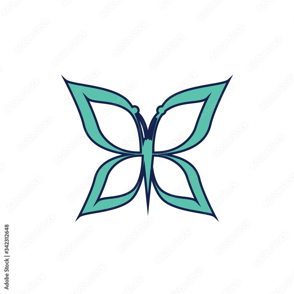 butterfly icon vector illustration design
