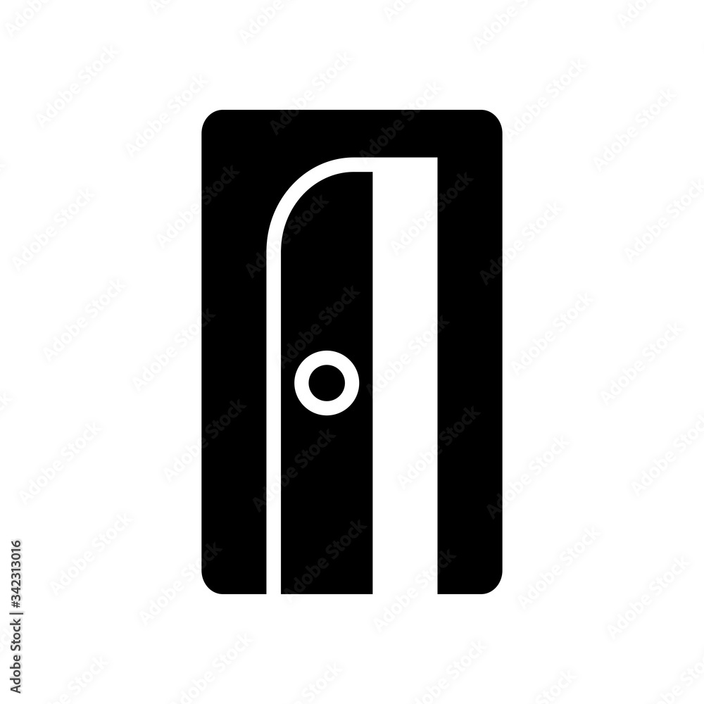 pencil sharpener - stationery icon vector design template pencil sharpener - stationery icon vector design template