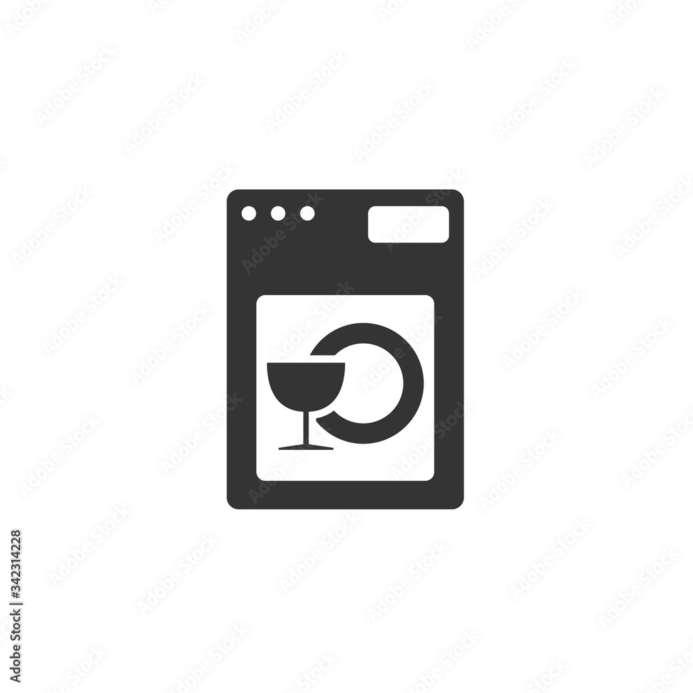dish washing machine icon vector illustration design dish washing machine icon vector illustration design