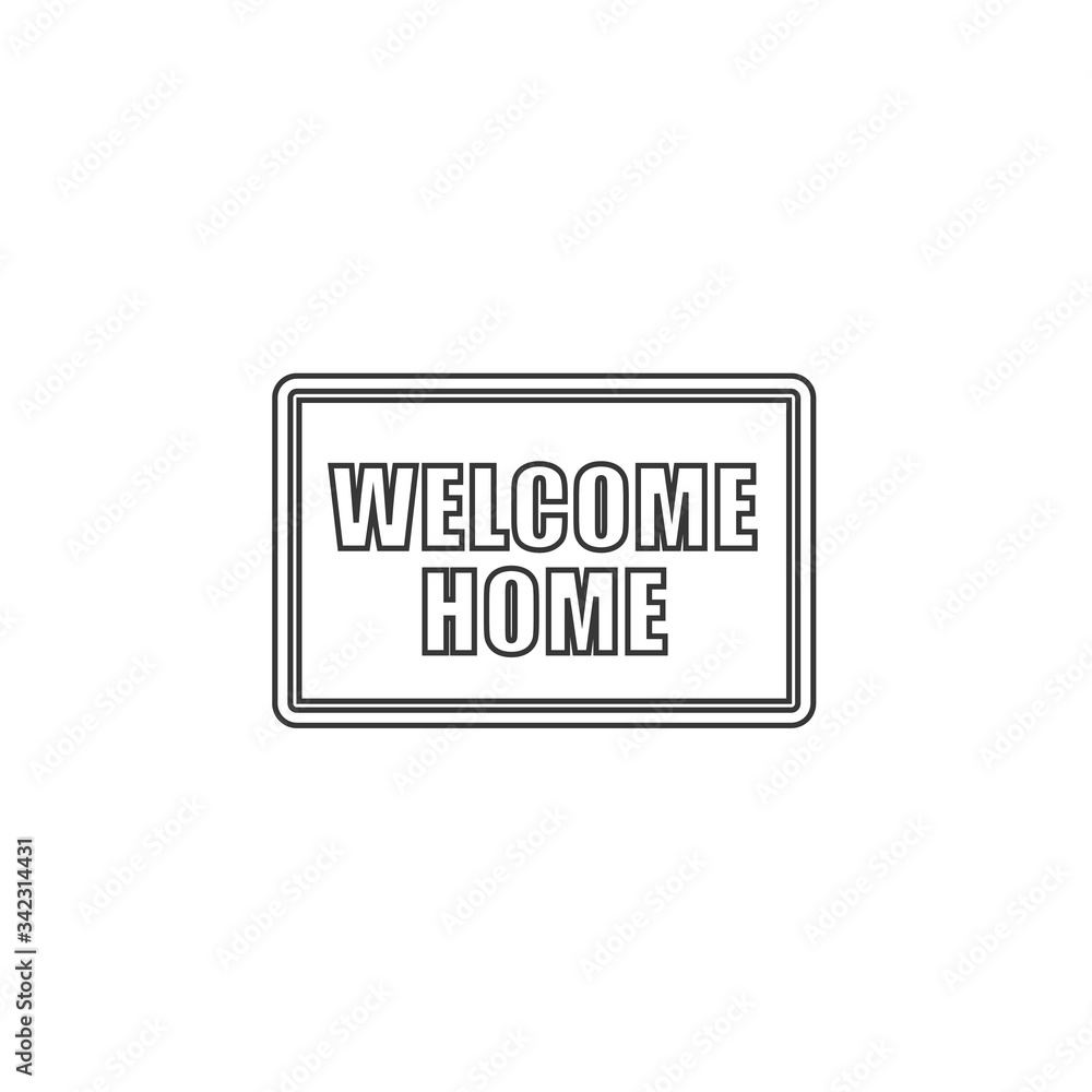 welcome home icon vector illustration design welcome home icon vector illustration design