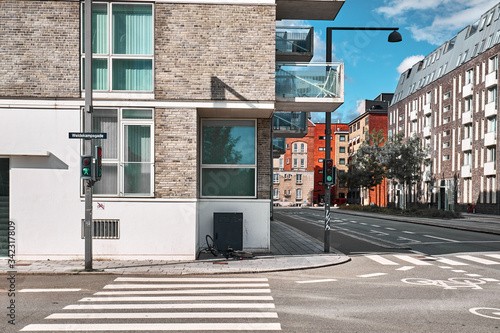 Residential building in Copenhagen, Denmark.