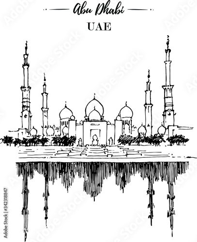 silhouette of mosque