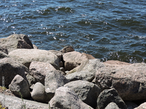 rocks in the sea, Finland