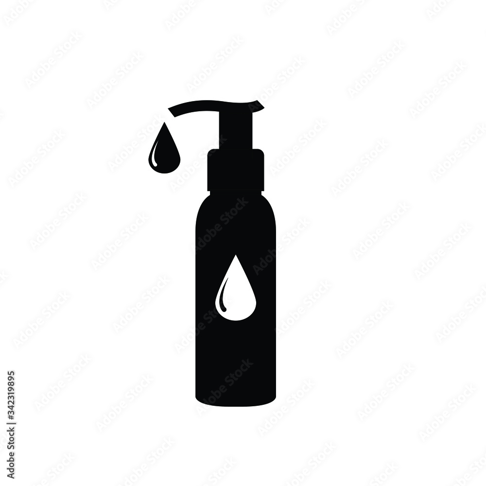 Hygiene hand icon vector. Washing hand. bottle spray icon Hygiene hand icon vector. Washing hand. bottle spray icon
