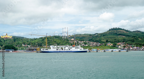 Ship harbour indonesia, Mudik Passenger Ship are Prohibited from Sailing, Ferry Ship and Ship Cancellation © Ara Creative