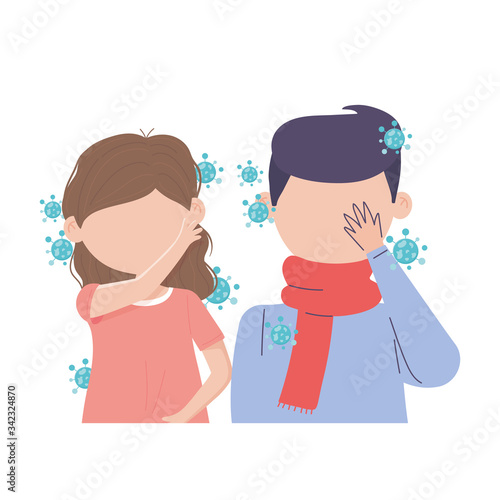 covid 19 quarantine, couple disease respiratory coronavirus pandemic