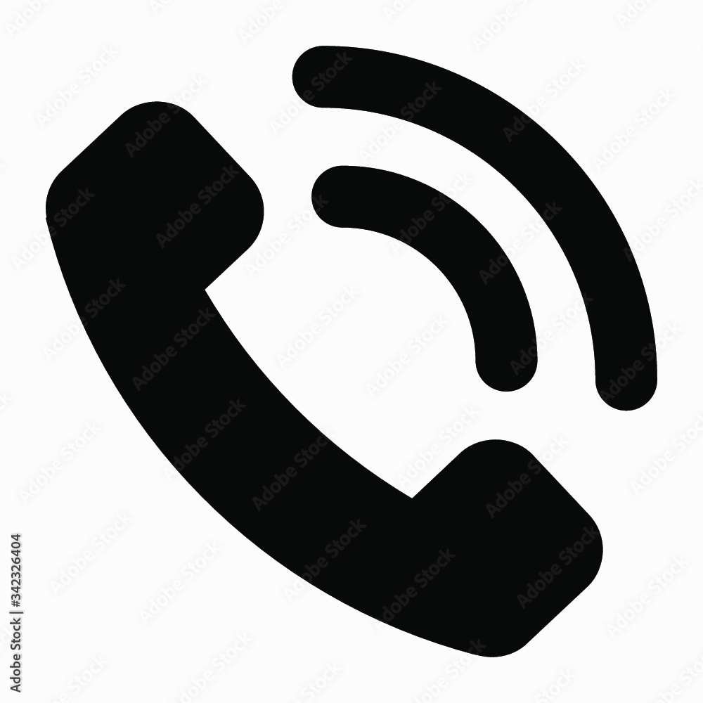 Dark vector phone icon. Dark vector phone icon.