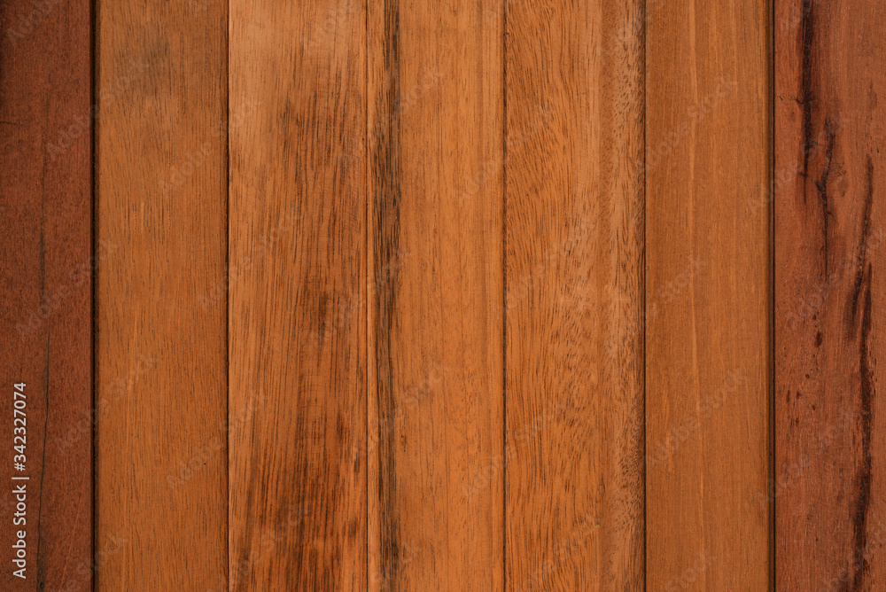 Naklejka premium Woods board background. Painted wood wall for interior design background. Painted wood wall for interior design background. Product showcase empty room.Creative design.