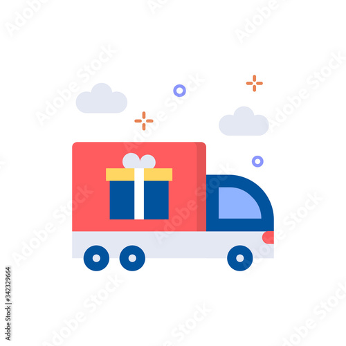 Delivery Vector icon.