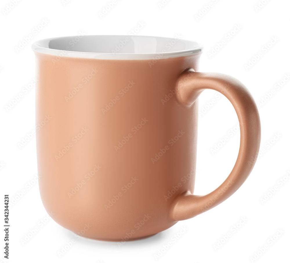 Obraz premium Blank cup on white background