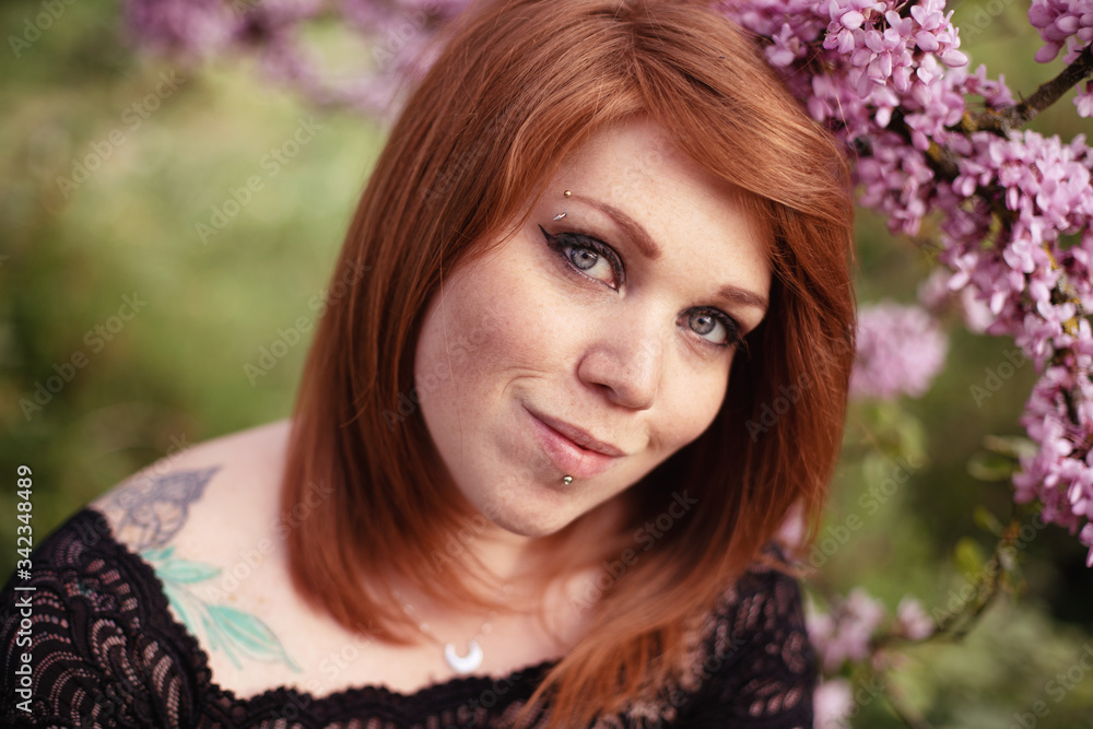 Portrait femme fleuris Portrait femme fleuris