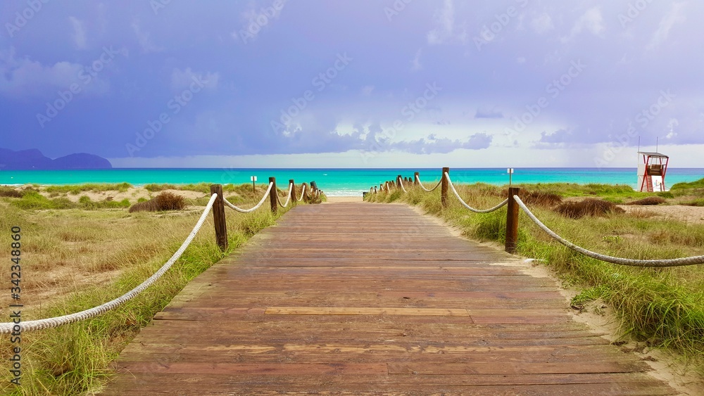 Fototapeta premium Mallorca Strand Playa de Muro