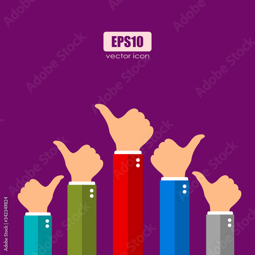 Great work vector poster