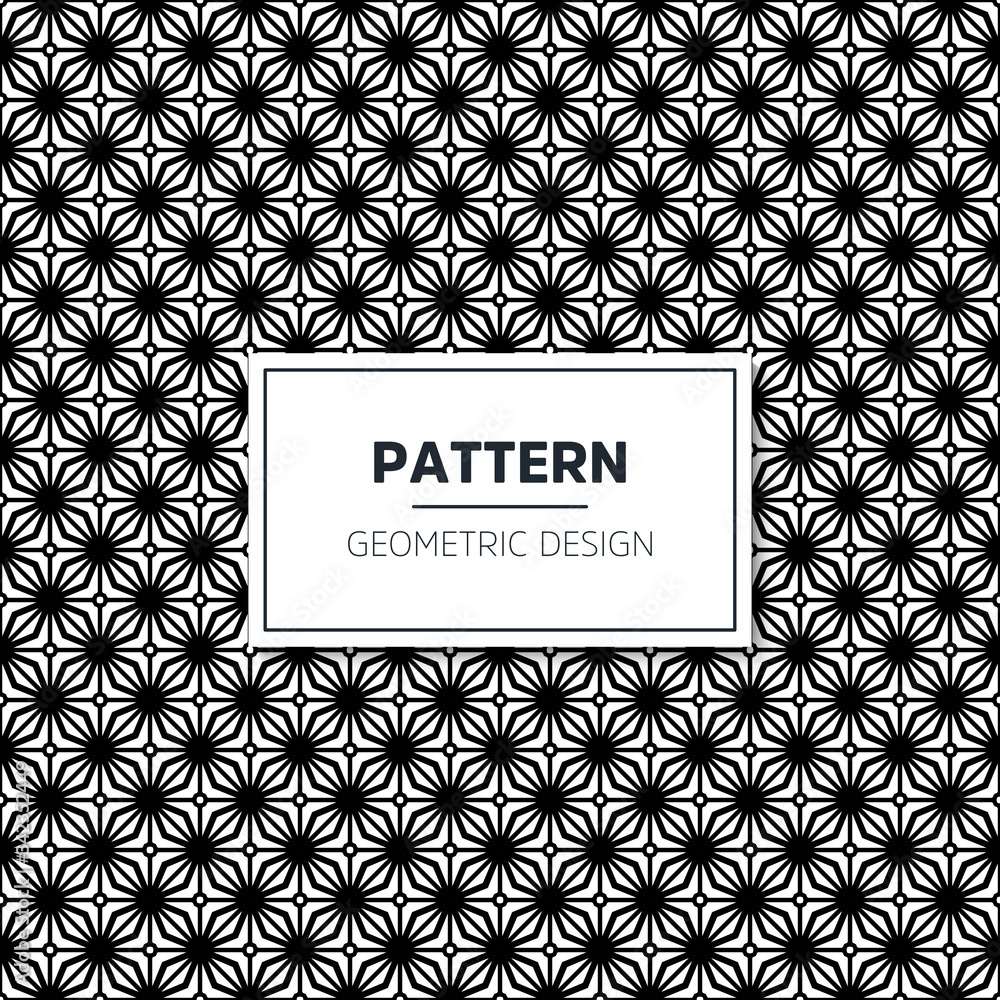 Seamless geometric black and white pattern Seamless geometric black and white pattern