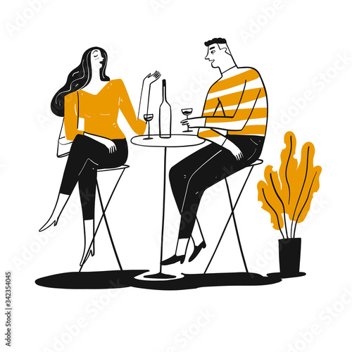 Couple drinking