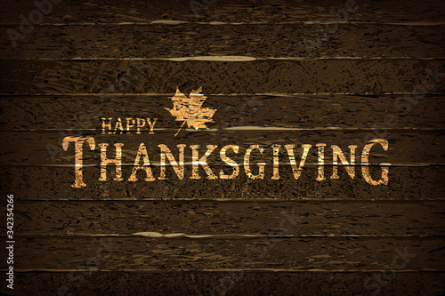 Happy Thanksgiving holiday banner