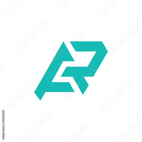 Initial letter ra logo or ar logo vector design templates