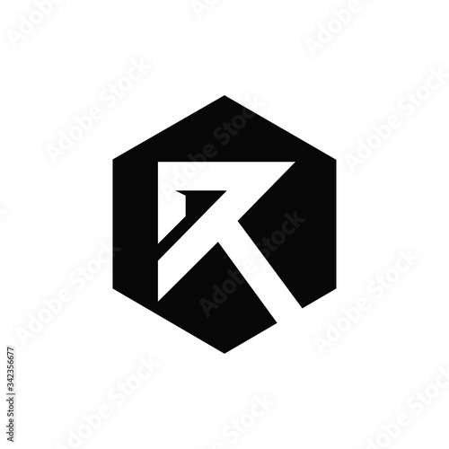 Initial letter ra logo or ar logo vector design templates