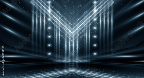 Dark empty abstract scene, ...